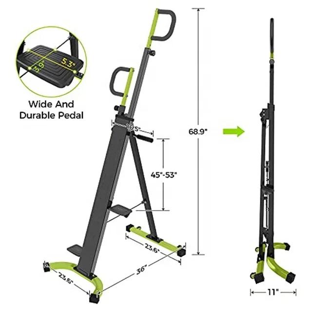 Máquina de Escalada Vertical Stepper para Treino em Casa - Equipamento de Fitness Ideal para Ginásios Domésticos