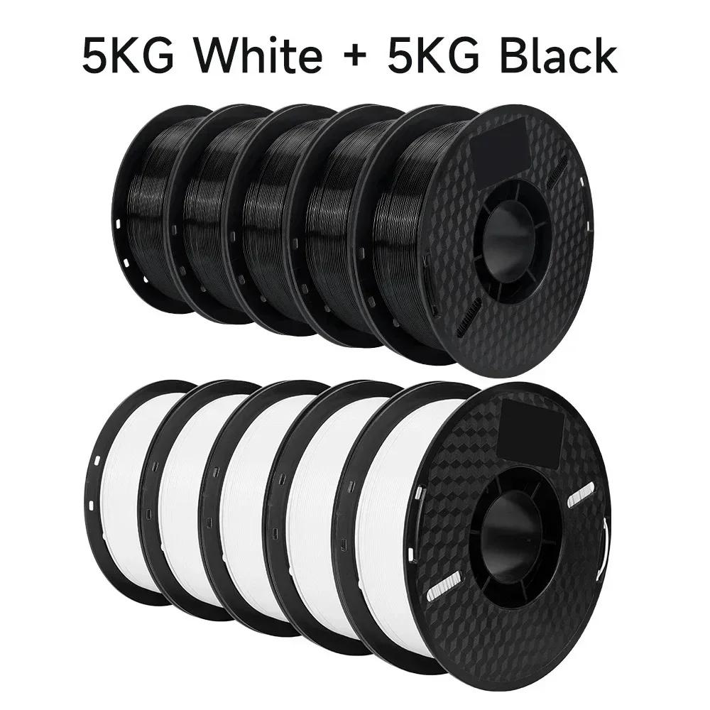 KINGROON  Misture a Cor 10Rolls PLA PETG TPU Filamentos para Impressora 3D Plástico 1KG 1.75MM Eco-Friendly Sem Bolha Spool 3D Printing Material - Image 1