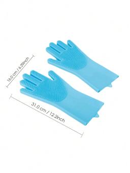 Luvas De Banho De Silicone para Animais De Estimação, Escova De Massagem, Suprimentos De Esfregar De Gato E Cão, Itens De Limpeza Daquan - Image 4