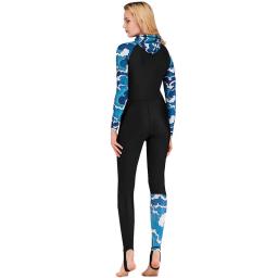 Sbart-roupa de mergulho profissional com manga longa, macacão com capuz, roupa de mergulho de corpo inteiro com zíper, maiô para snorkeling - Image 5
