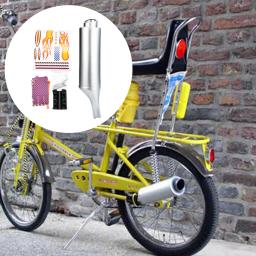 Sistema De Som De Escape De Bicicleta, Exaustão de bicicleta com efeito sonoro, Motocicleta Noise Maker - Image 3