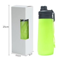 Garrafa De Água Dobrável De Silicone Criativo, Multi Color, Adequado para Esportes Ao Ar Livre, Moda, 750ml - Image 6