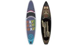 Gun & Rose Design Prancha de Surf com Lash Fins e Bag, Surf Board, Equilíbrio, Power Jet, Preto, Legal, Nova Moda, 2024 - Image 2