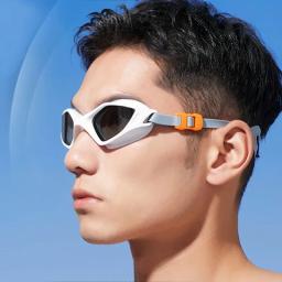 Alta Qualidade Profissional Corrida Óculos De Natação, Óculos De Esportes Aquáticos, Óculos Anti-Fog HD para Adulto - Image 2