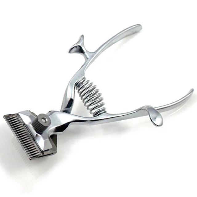 Aparador de Pêlos Manual Ultra-Silencioso para Cães e Gatos - Cortador e Pente para Grooming Eficiente