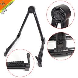 Universal Folding Guitarra Elétrica Stand, A-Frame Musical Rack, suporte para baixo acústico, acessórios profissionais de guitarra - Image 1