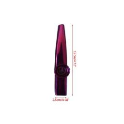 24 Peças Metal Kazoos Multicolor Kazoo Instrumento Musical Bom Companheiro para Guitarra, Ukulele, Violino, Teclado Piano - Image 6