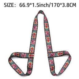 Multicolor Sports Acessórios Fitness Exercício Stretch Carry Straps Yoga Belt Esporte Sling Ombro Yoga Mat Strap Belts - Image 4