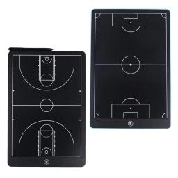 Placa do treinamento do LCD com pena, futebol, basquetebol, basquetebol, treinamento, escrita - Image 1