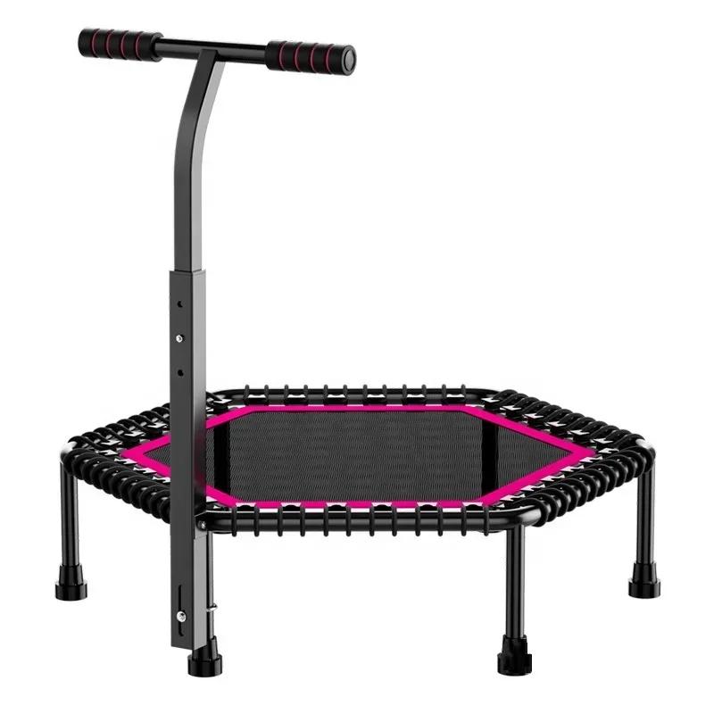 TRENDFIT Mini Trampolim Fitness Hexagonal 50 Polegadas com Alça Ajustável