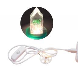 Molde de resina base para suporte de lâmpada molde de silicone faça você mesmo artesanato decoração ferramentas de fundição - Image 2