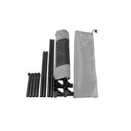 A cama elevada do cão levantou berços do animal de estimação para o cão pequeno portátil para interno e exterior com quadro durável respirável da malha - Image 1