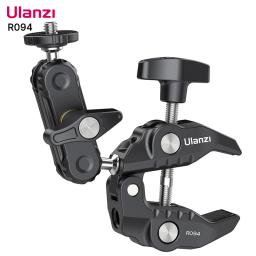 Ulanzi-R094 Super braçadeira estender, 1/4, 3, 8thread, braço mágico, LED Fill Light, microfone, HeadClamp bola universal, Max 1,5 kg de carga - Image 1