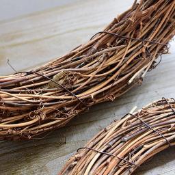 Rodada Rattan Grapevine Grinaldas, Rattan Vine Branch, guirlanda para DIY Artesanato, Natal Holiday Party Decorações, Fontes Do Casamento - Image 5