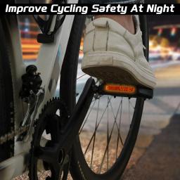 Npynew pedais de bicicleta com rolamento duplo du, com refletor para ciclismo de estrada de montanha, pedais planos de plataforma, acessórios de ciclismo - Image 6