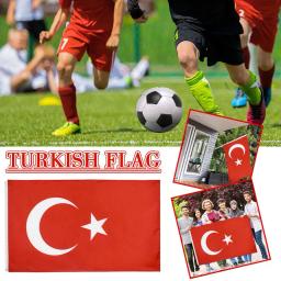 Coleção personalizada da bandeira turca, Copa Europeia, Eventos Esportivos, Design do partido, Bandeira Celebração Prática, I9K2, 90x150cm - Image 2