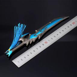 World of Warcraft Unagi Toy Espada, Arma de Metal Katana, Faca, Arma Cosplay, Enfeites Coletivos, Presentes para Meninos, 21cm - Image 3