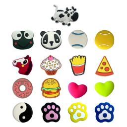 Cute Silicone Tennis Vibration Damper, raquete, squash, raquete, raquete, acessórios, 3pcs - Image 3