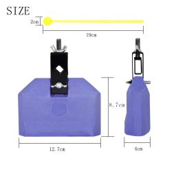 IRIN-Drum Cowbell Set, Peças e Acessórios para Bateria de Percussão, Música Estilo Jazz, Material ABS Cheering Bell, Acessórios de Bateria - Image 4