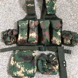 Colete Multi-Funcional Camuflagem, Tiro ao ar livre, Caça Equipamento de Treinamento, 11 Conjuntos Acessórios, 06 - Image 6