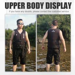 Neoprene Safety Life Jacket para adultos e crianças, colete esportivo aquático, pesca, caiaque, canoagem, natação, drifting, novo - Image 5