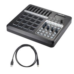 Portátil USB MIDI Controlador de teclado com cabo, Mini MIDI Pad, 16 Drum Pad, Novo Mundo, PANDA200, 2023 - Image 1