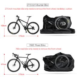 Rhinowalk-Folding Bike Carrying Bag, Bicicleta Caso De Armazenamento, Saco De Transporte De Bicicleta para MTB, Acessórios De Ciclismo, 29" - Image 3