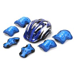 Conjunto de engrenagens de proteção para crianças, equipamento protetor esportivo de bicicleta, segurança para meninos e meninas, 5-12 anos, 48-55cm, 7 peças - Image 2