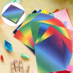200 folhas dupla face colorida origami dupla face dobrável papel quadrado diy portátil criança - Image 3