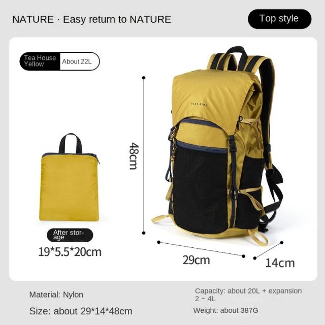 Unisex impermeável Tactical Travel Bag, Camping Mochilas, Wilderness Hiking, Camping, Folding, Porosidade Mochila, Verão