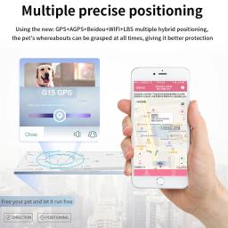 Lovely Bells Smart Pet GPS Tracker, localizador 2G, aplicativo de telefone, localização em tempo real, dispositivo de rastreamento com coleira, cachorro, crianças - Image 3