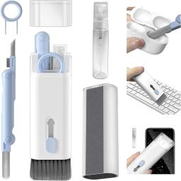 Kits de Limpeza 7-em 1 para Teclado e Fones de Ouvido, Limpador de Caneta, Laptop, Limpeza de Tela, Fones de Ouvido Bluetooth - Image 6