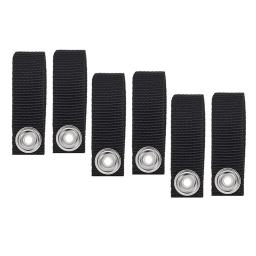 Hóquei Capacete Chin Strap, destacável, durável, resistente ao desgaste, pano Oxford, preto acessórios de substituição, 6 pcs - Image 4
