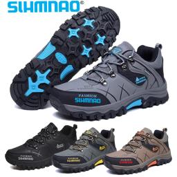 Sapatos de pesca impermeáveis para homens, sapatos quentes e antiderrapantes para caça, corrida, caminhada, ciclismo, outono e inverno - Image 1