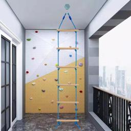 Escada de Escalada Indoor e Outdoor com Corda Pendurada, Equipamentos de Fitness para Kid, Baby Swing, Brinquedos Educativos, 6 Engrenagem - Image 5