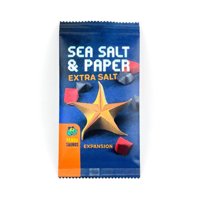 Jogo de tabuleiro Sal Marinho e Papel com Sal Extra para 2-4 jogadores Idades 8+