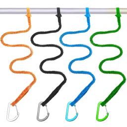 Elastic Kayak Paddle Leash, Bungee Strap, Corda Lanyard, Leve, Rod Leash para passeios de barco, pesca, rafting, canoagem - Image 4