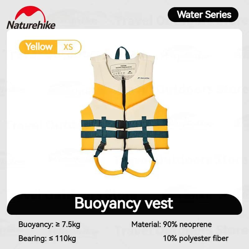 Naturehike-Buoyancy Colete salva-vidas de algodão para adultos, colete seguro, pesca, natação, surf, esportes aquáticos, ao ar livre, flutuabilidade, 70N Plus - Image 1
