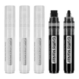 Canetas grandes de tinta acrílica para desenho, marcador prático, caligrafia DIY, sem desbotar, resistente ao desgaste, suprimentos de escrita, ponta larga, 15mm - Image 1