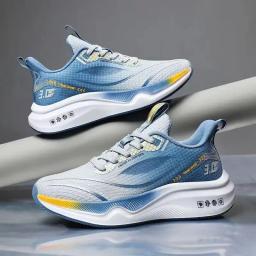 Tênis de corrida ultra leves para homens, calçados esportivos respiráveis, absorventes de choque, sapatos de sola macia, malha, novo, verão - Image 3