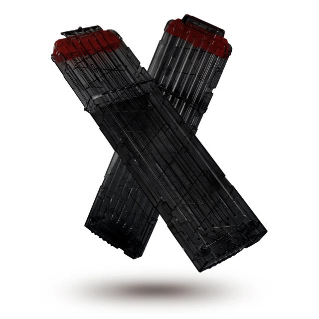 EKIND-18 Dart Clips para Nerf, Recarga Rápida e Suave, Compatível com Revistas Nerf Elite, Pacote com 2 Unidades