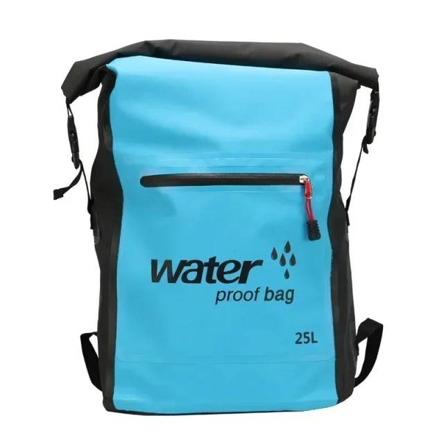 Mochila Impermeável Flutuante de 25L para Natação, Canoagem e Rafting