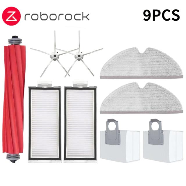 Roborock Q7 Max Aspirador Robô Filtro HEPA Escova Lateral Pano Mop Saco de Pó