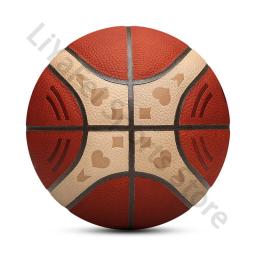 Bolas de basquete de couro macio para homens, jogo oficial de treinamento, basquete padrão, exterior e interior, BG5000, tamanho fundido 7 - Image 2