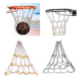 basquete com corrente metal basquete ar livre para a maioria aros padrão - Image 1