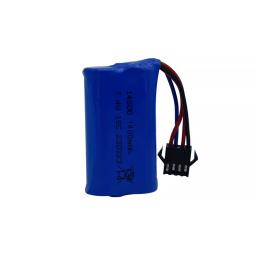 Bateria elétrica do brinquedo do lítio-íon, 7.4V, 1400mAh, 14500, 7.4V, água bala arma, RC carro, caminhão, barco, Drone Acessório - Image 4