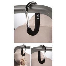 Grande Carabiner Stroller Ganchos Organizador, Alumínio D Anel Primavera Snap Keychain Clip, Carry Handle para pendurar bolsas, Sacos de compras - Image 5