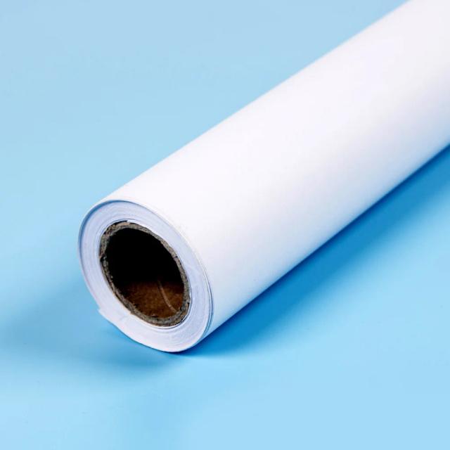 Rolo de papel branco para desenho e pintura - ideal para atividades artesanais infantis (44cm x 10m)
