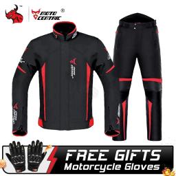 Jaqueta impermeável Motocicleta e Calças Terno, Armadura, Equipamento de Proteção, Jaqueta Motocross, Moto Equipamentos de Proteção, Verão, Inverno - Image 1