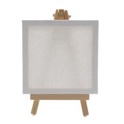 23 peças mini conjunto pintura tela pequena lona e cavalete inclui paleta pincel pintura acrílica para crianças escola - Image 5